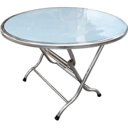Bàn Tròn Inox Sus 201 - 1m2 Cạnh Tròn