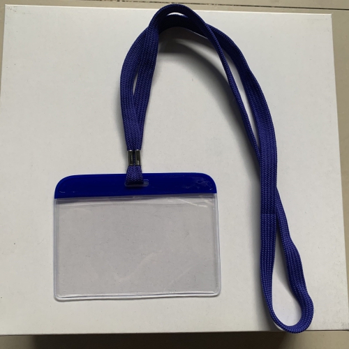 Bộ bảng tên dây đeo nhựa ngang 7x10 cm