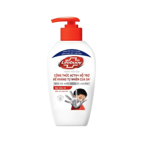 Nước rửa tay Lifebuoy bạc bảo vệ chai 444ml