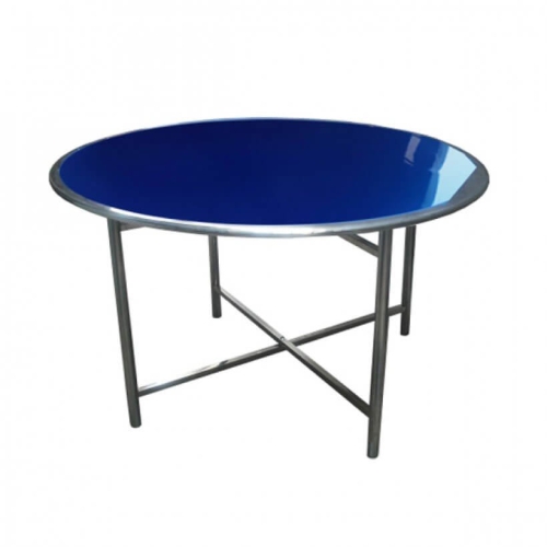 Bàn Tròn Đường Kính 1m4 Chân Chữ Thập